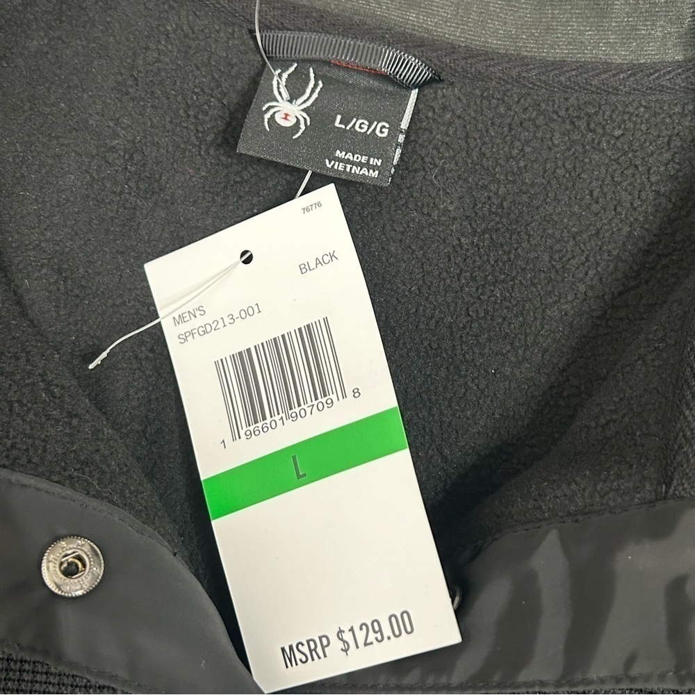 NWT Spyder Men’s Bonded Sweater Fleece Shirt - Picture 12 of 16